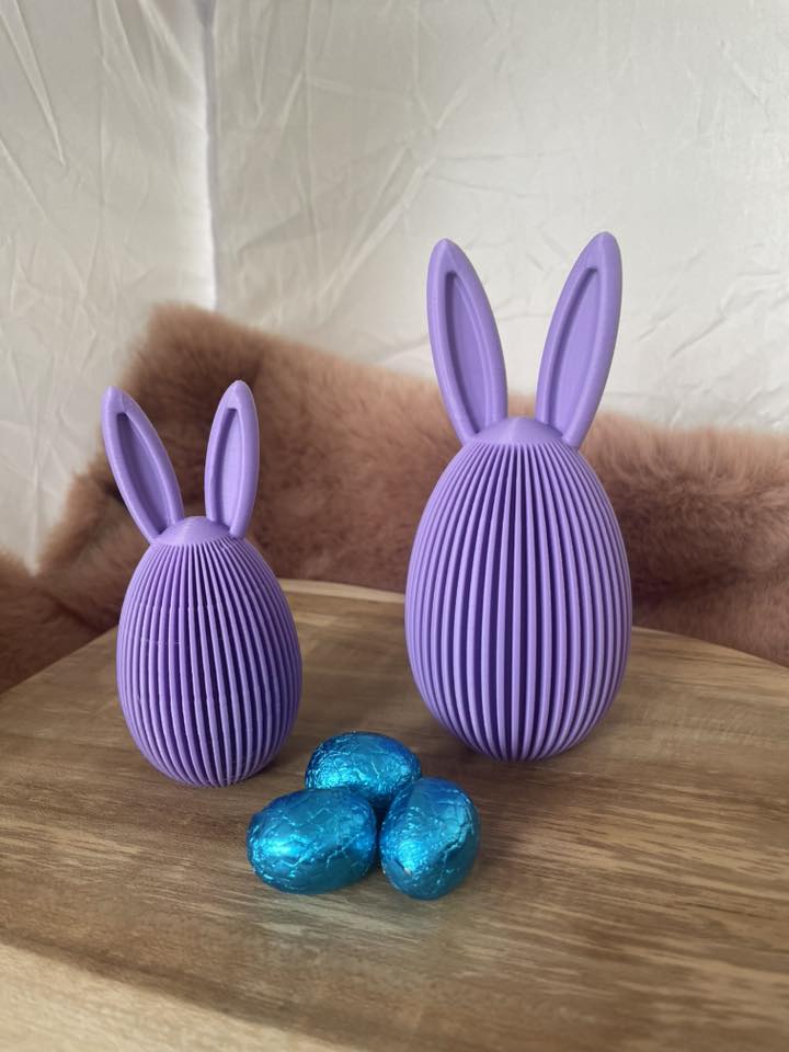 Paasei met oren (verschillende kleuren)