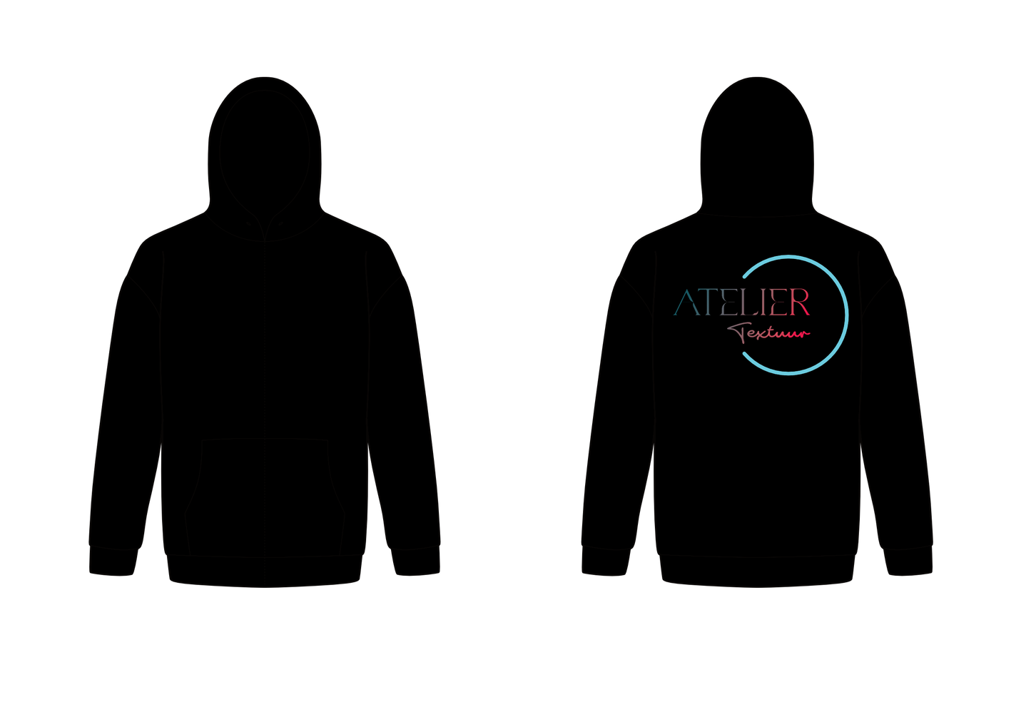 Hoodie met rits