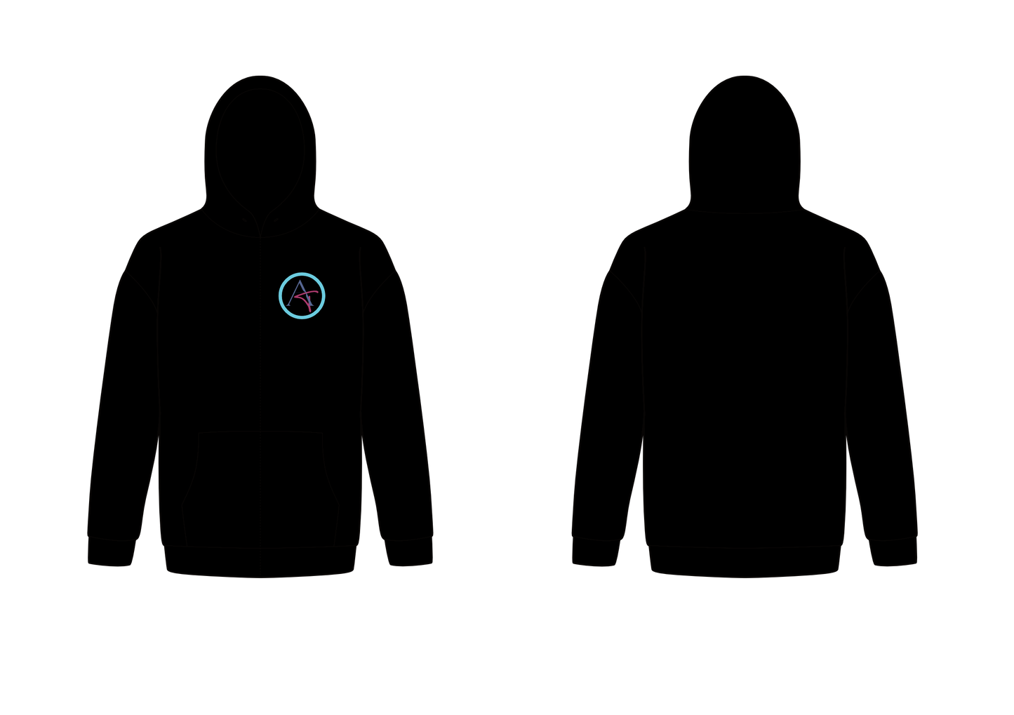 Hoodie met rits