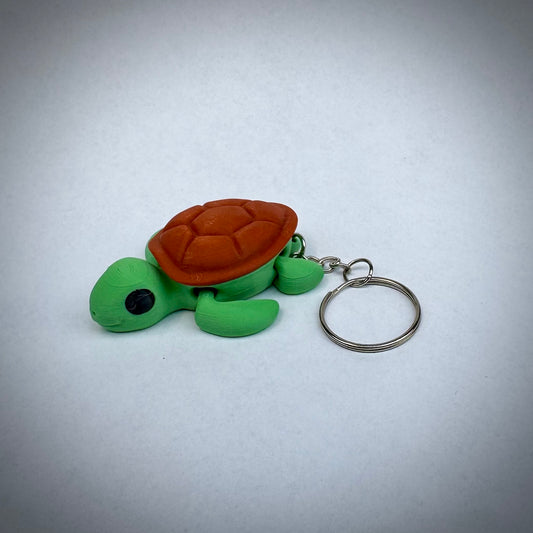 Baby schildpad sleutelhanger