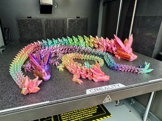 Magische 3D-geprinte draak