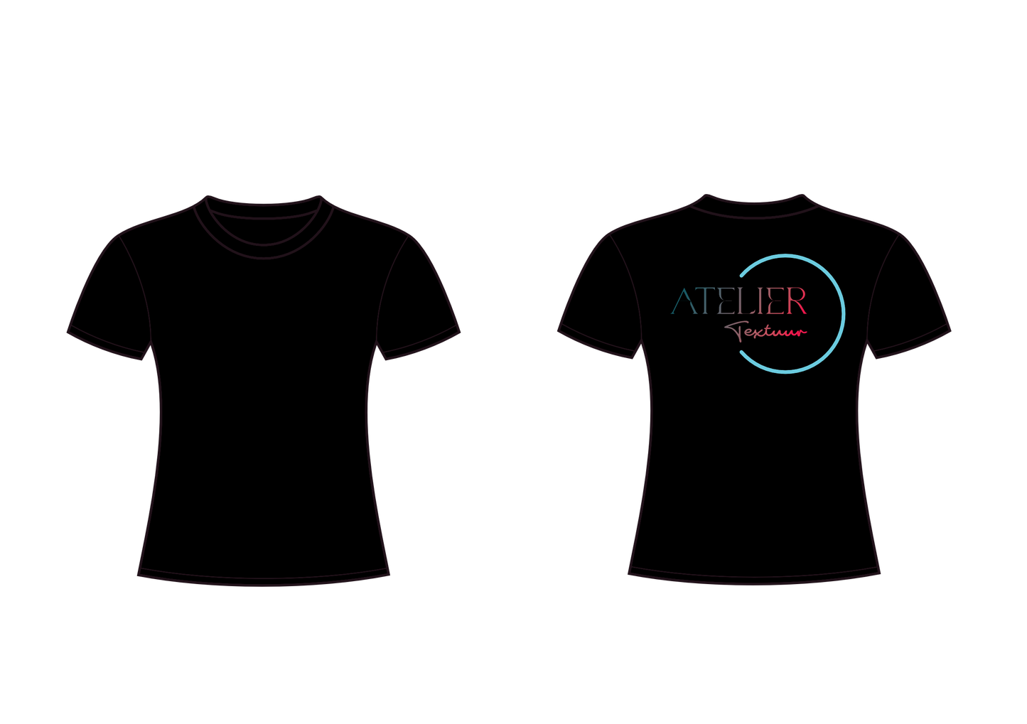 T-shirt met ronde hals (getailleerd)