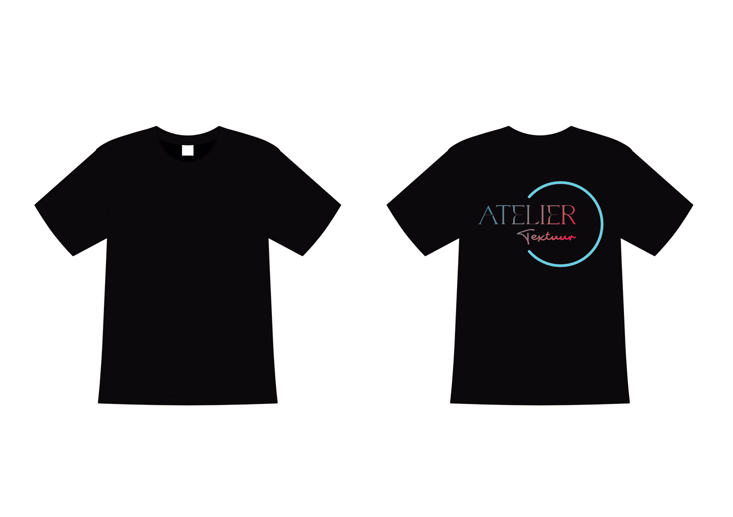 T-shirt met ronde hals (niet getailleerd)