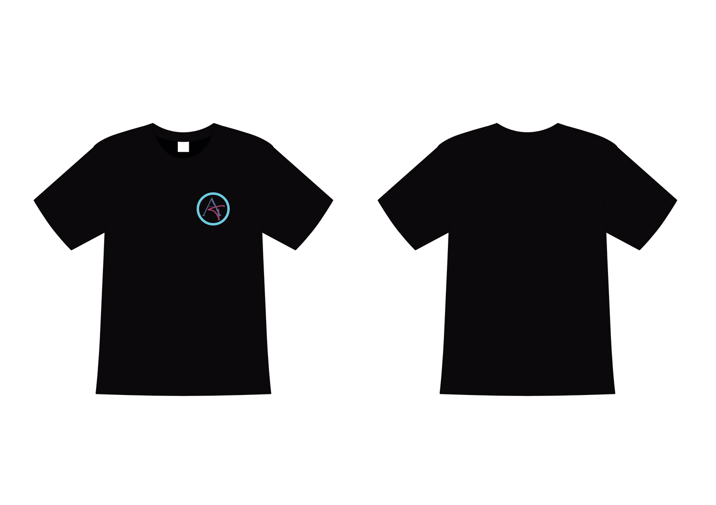 T-shirt met ronde hals (niet getailleerd)